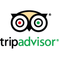 Trip advisor logo with a white background