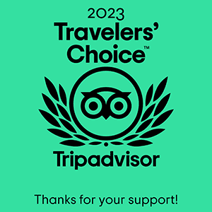 2023 Trip Advisor Traveler's Choice Award